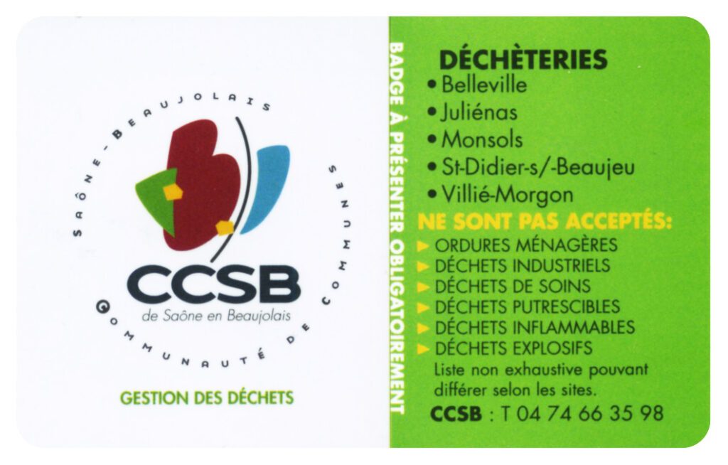 Ccsb carte decheteries