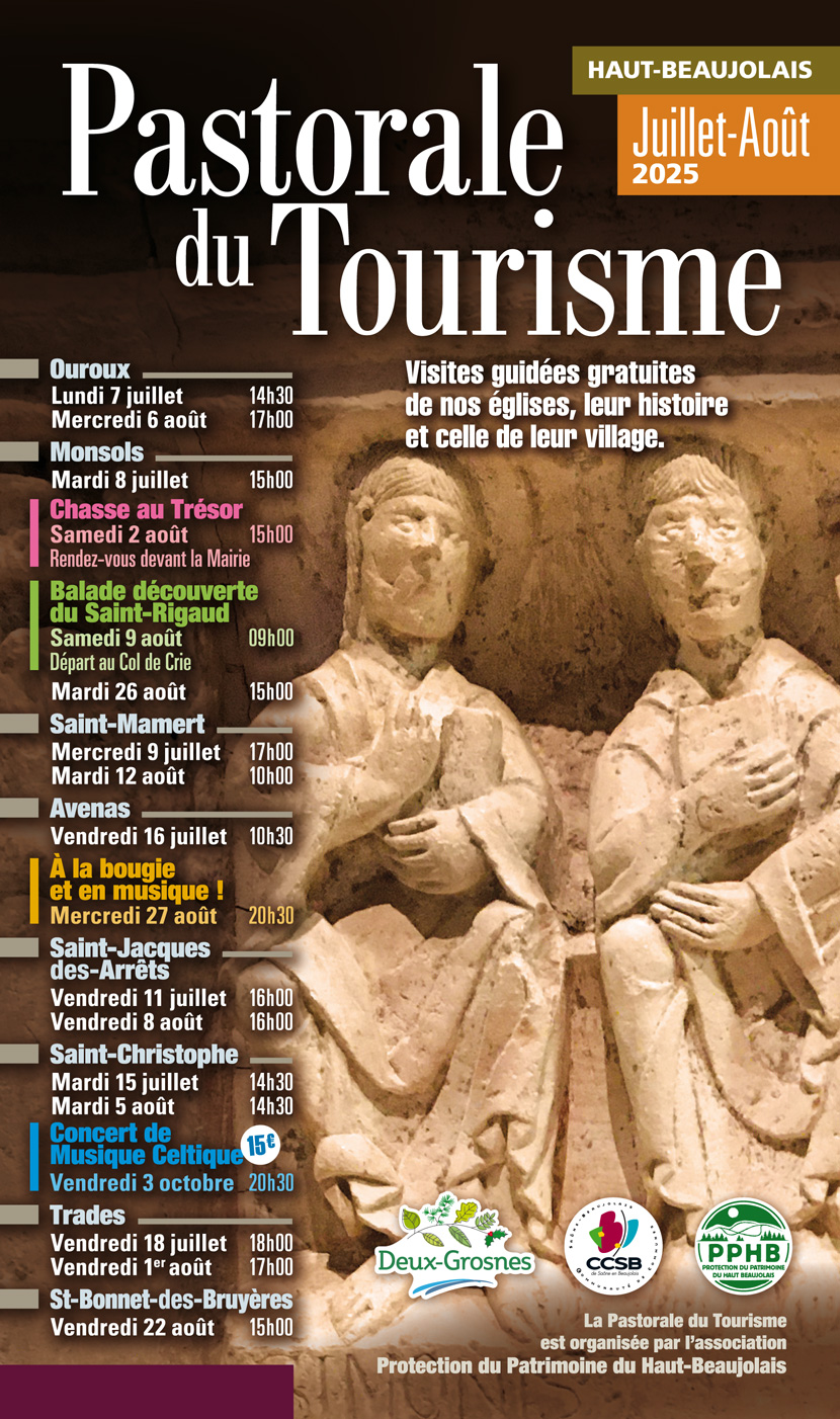 Pastorale ete 2025 visites eglises romanes deux grosnes 1