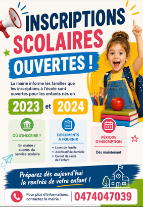 Inscriptions scolaires